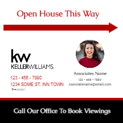24" X 24"  Sign (Keller Williams - 6 right)