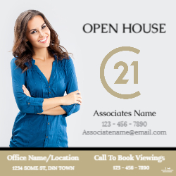 24" X 24"  Sign (Century 21 - 3)