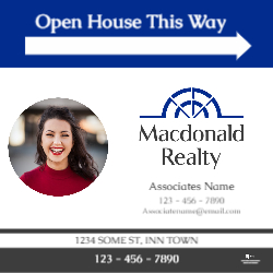 24" X 24"  Sign (Macdonald Realty - 5 right)