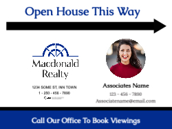 18" X 24"  Sign (Macdonald Realty - 6 right)