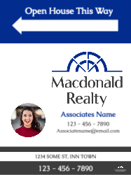 18" X 24"  Sign (Macdonald Realty - 5 left)