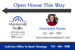 12" X 18"  Sign (Macdonald Realty - 6 left)