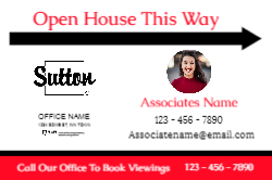 12" X 18"  Sign (Sutton - 6 right)