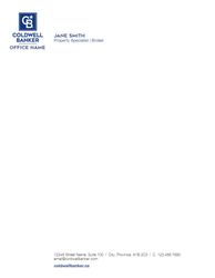 Letterhead (Coldwell Banker  - 1) Back