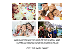 Flat Christmas Card-5x7 - B12