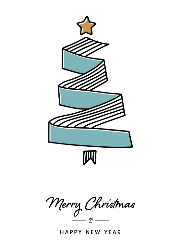 Flat Christmas Card-5x7 - B22