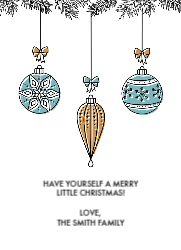 Flat Christmas Card-5x7 - B22