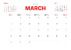 Desk calendar, spiral-bound with self stand (Design 4)