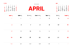 Desk calendar, spiral-bound with self stand (Design 4)