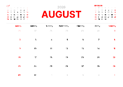 Desk calendar, spiral-bound with self stand (Design 4)