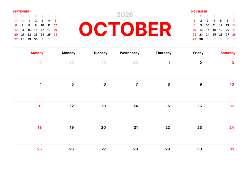 Desk calendar, spiral-bound with self stand (Design 4)