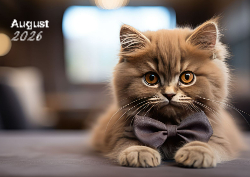 Desk calendar, spiral-bound with self stand (Design 3)