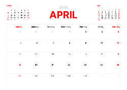 Desk calendar, spiral-bound with self stand (Design 3)