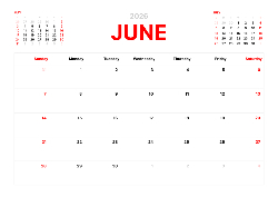 Desk calendar, spiral-bound with self stand (Design 3)