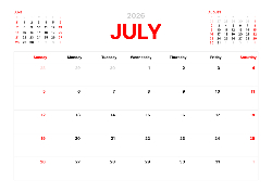 Desk calendar, spiral-bound with self stand (Design 3)