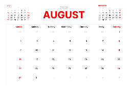 Desk calendar, spiral-bound with self stand (Design 3)