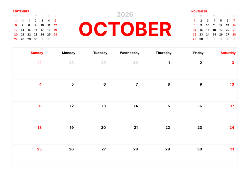 Desk calendar, spiral-bound with self stand (Design 3)