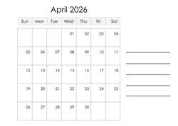 Desk calendar, spiral-bound with self stand (Design 8)