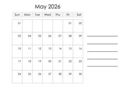 Desk calendar, spiral-bound with self stand (Design 8)