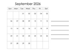 Desk calendar, spiral-bound with self stand (Design 8)