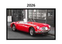 Desk calendar, spiral-bound with self stand (Design 1)