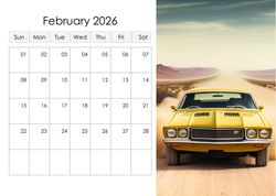 Desk calendar, spiral-bound with self stand (Design 1)