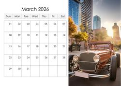 Desk calendar, spiral-bound with self stand (Design 1)