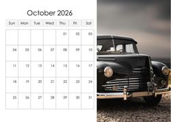 Desk calendar, spiral-bound with self stand (Design 1)