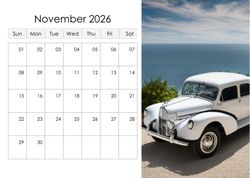 Desk calendar, spiral-bound with self stand (Design 1)