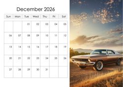 Desk calendar, spiral-bound with self stand (Design 1)