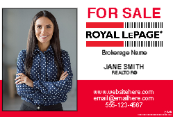 12" X 18"  Sign (Royal LePage - 6)