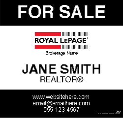 24" X 24"  Sign (Royal LePage - 2)