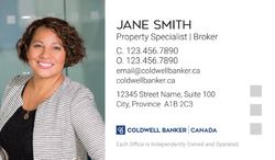 Business Card  (Coldwell Banker- 3B) Front