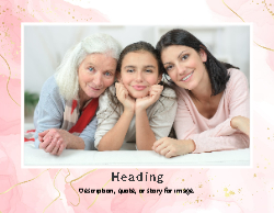 2025 Wall Calendar- 11x17 folds to 8.5 x 11 (Design 3)