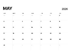 2025 Wall Calendar- 11x17 folds to 8.5 x 11 (Design 3)