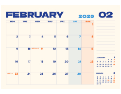 2025 Wall Calendar 11x17 folds to 8.5 x 11 ( Design 4)