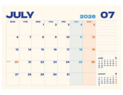 2025 Wall Calendar 11x17 folds to 8.5 x 11 ( Design 4)