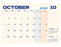 2025 Wall Calendar 11x17 folds to 8.5 x 11 ( Design 4)