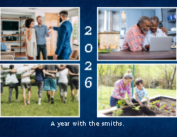 2025 Wall Calendar 11x17 folds to 8.5 x 11 ( Design 4)