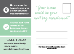 Postcard 4.25x5.5 (Independent Agent - 10 )