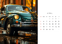 2025 Desktop Calendar 7.5x5.25 ( Design 5)
