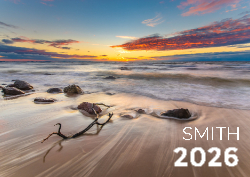 Desk calendar, spiral-bound with self stand ( Design 7)