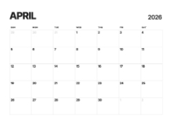 Desk calendar, spiral-bound with self stand ( Design 7)