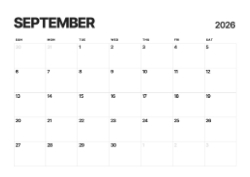 Desk calendar, spiral-bound with self stand ( Design 7)