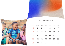 Desk calendar, spiral-bound with self stand (Design 22)