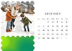 Desk calendar, spiral-bound with self stand (Design 22)