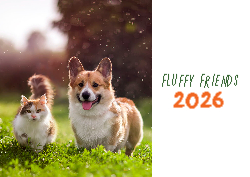 Desk calendar, spiral-bound with self stand (Design 6)