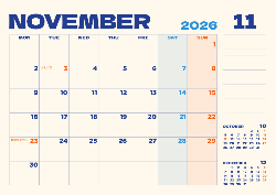 Desk calendar, spiral-bound with self stand (Design 6)