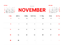 2025 Wall Calendar 11x17 folds to 8.5 x 11 ( Design 8)