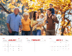 2025 Wall Calendar 11x17 folds to 8.5 x 11 ( Design 8)